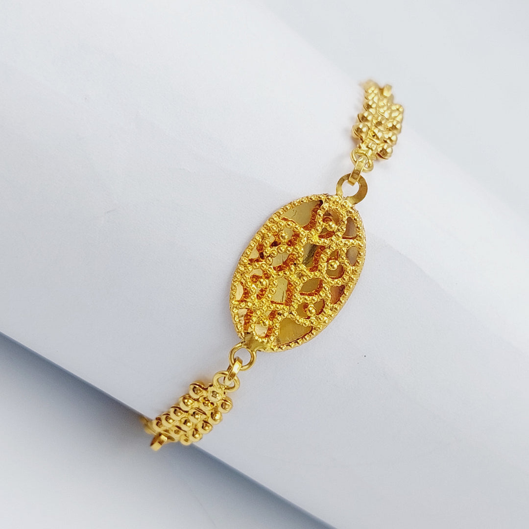 0 Gold Fancy Bracelet by Saeed Jewelry - Image 2