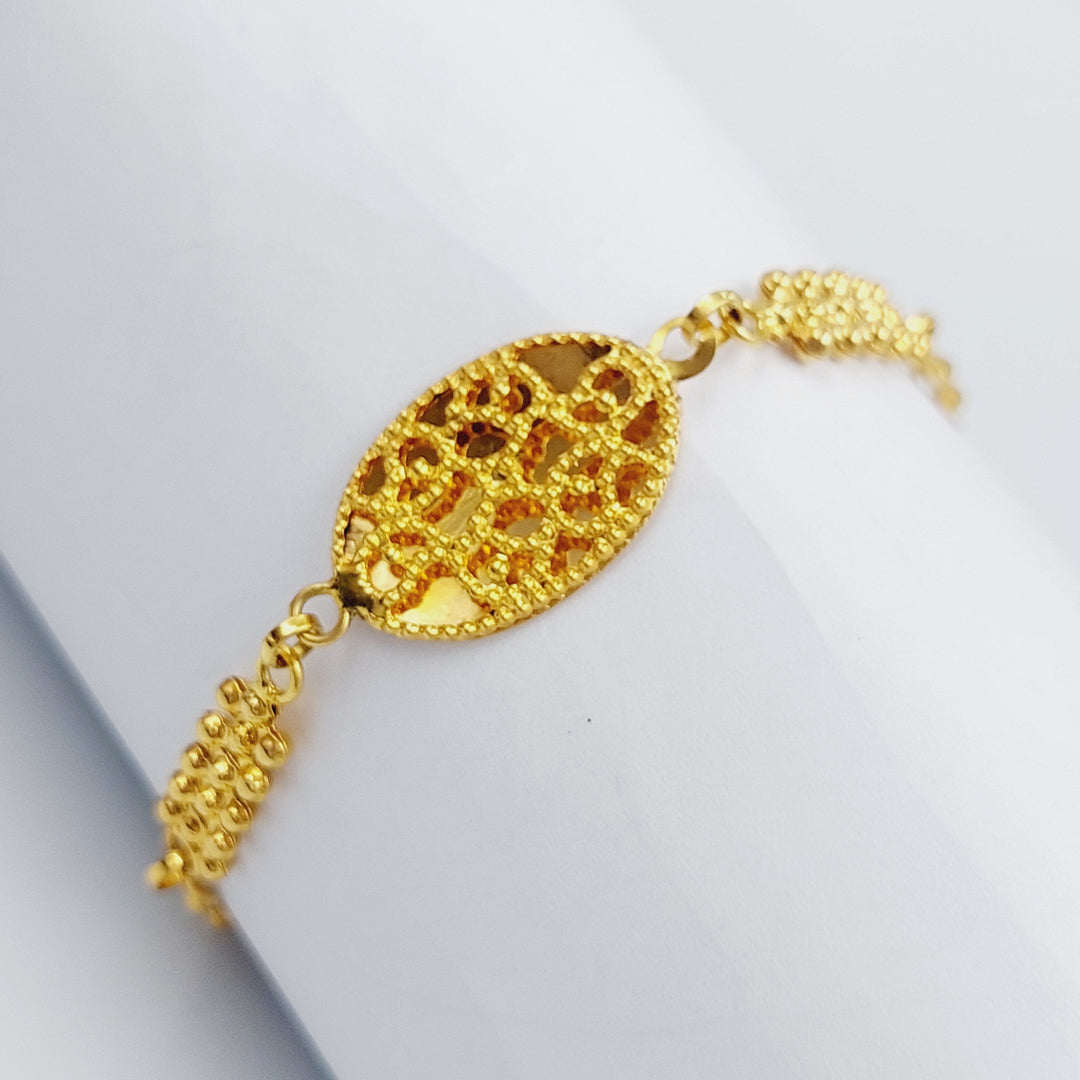 0 Gold Fancy Bracelet by Saeed Jewelry - Image 4