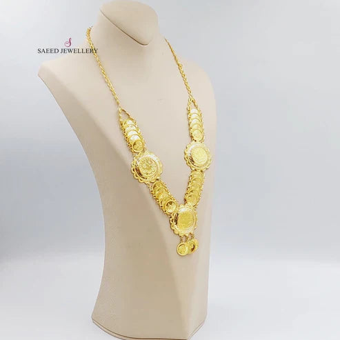 21K Gold Lirat Rashadi Necklace by Saeed Jewelry - Image 7