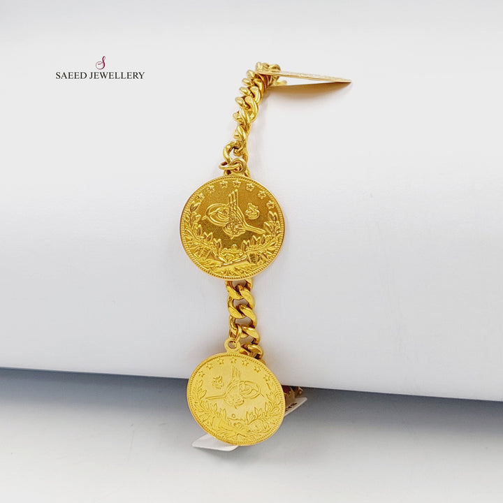 21K Gold Rashadi Dandash Bracelet by Saeed Jewelry - Image 2