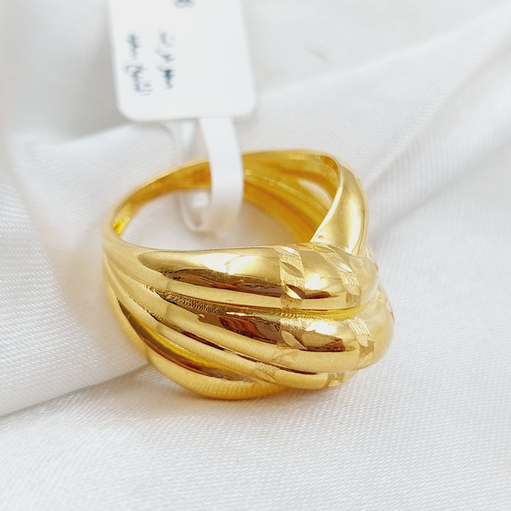 21K Gold Fancy Ring by Saeed Jewelry - Image 9