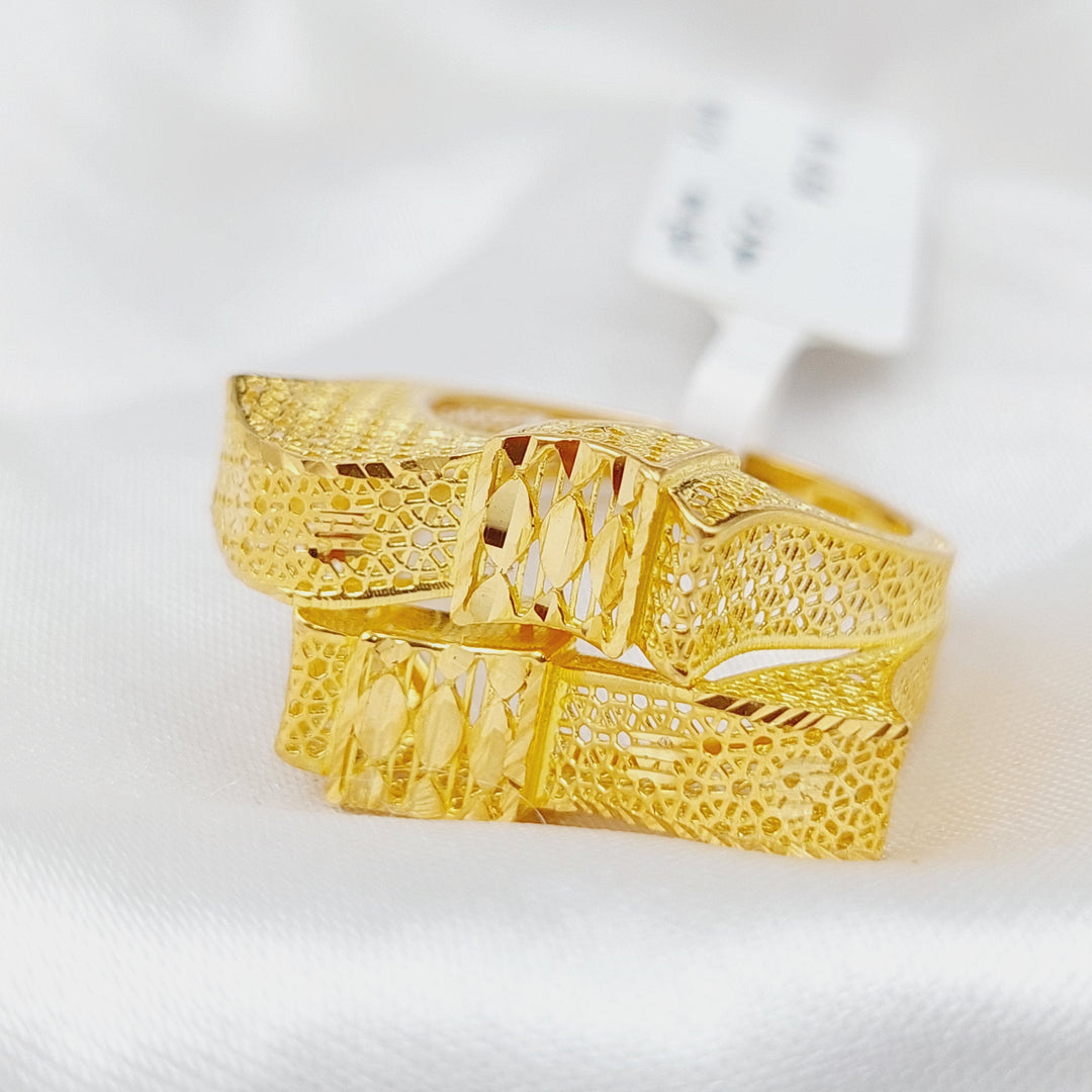 21K Gold Fancy Ring by Saeed Jewelry - Image 8