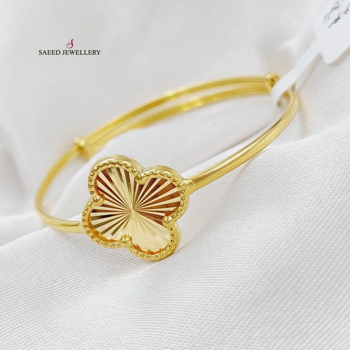 18K Gold Baby Bracelet by Saeed Jewelry - Image 3