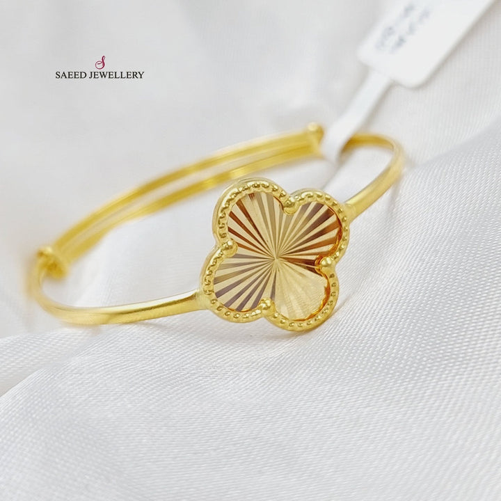 18K Gold Baby Bracelet by Saeed Jewelry - Image 1