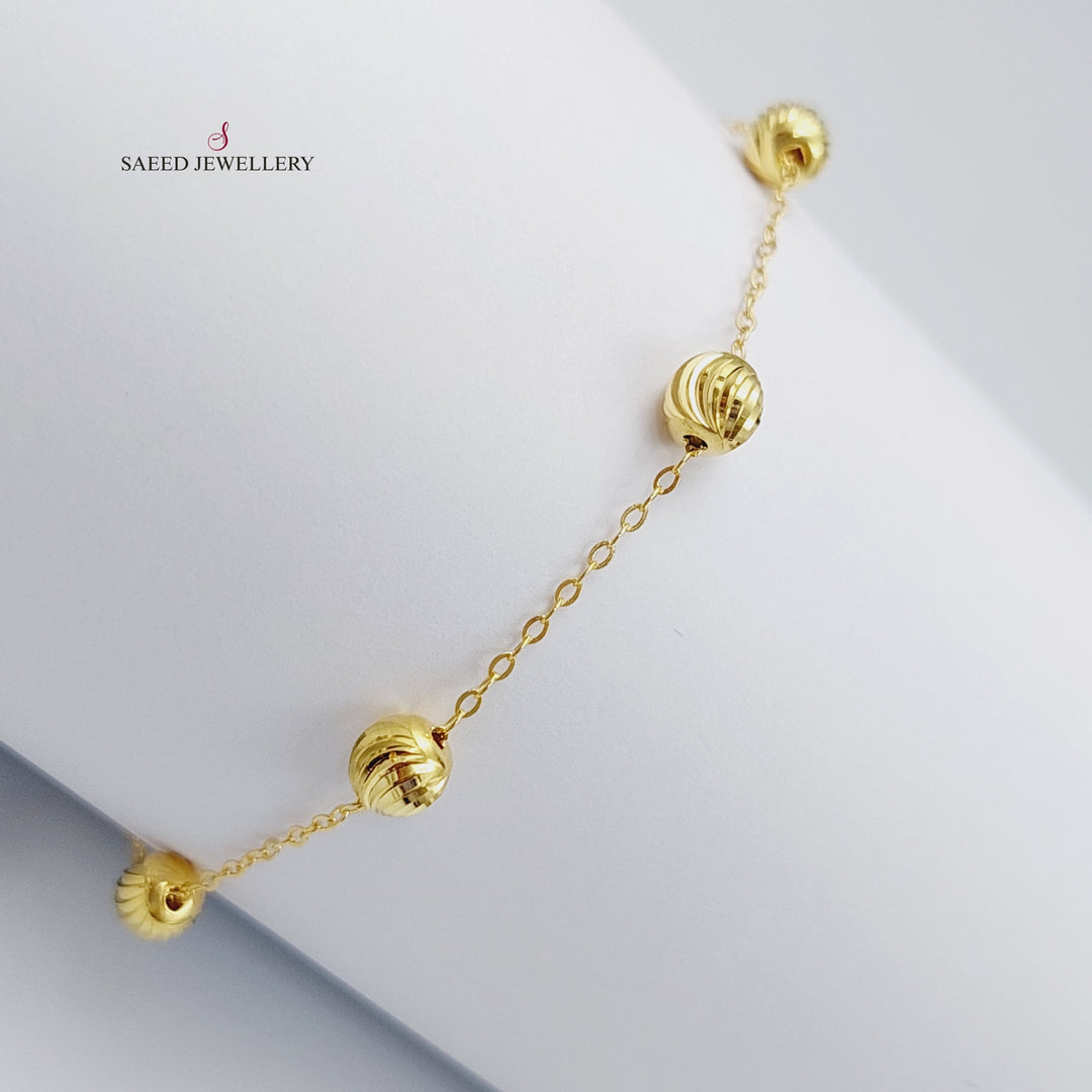 18K Gold Balls Bracelet by Saeed Jewelry - Image 1