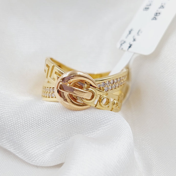 18K Gold Belt Ring by Saeed Jewelry - Image 2