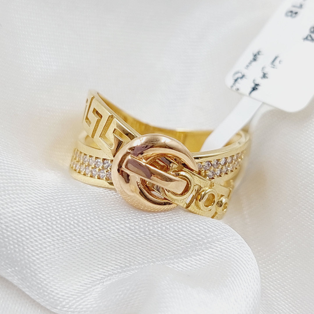 18K Gold Belt Ring by Saeed Jewelry - Image 1