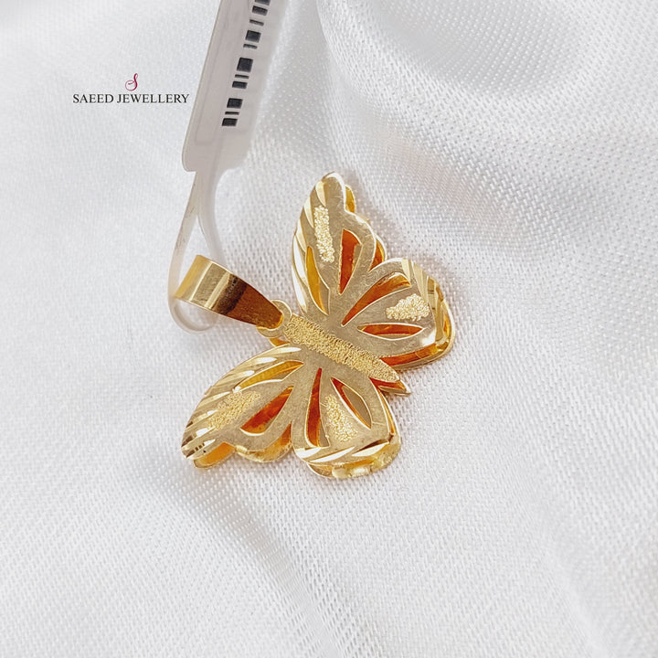 18K Gold Butterfly Pendant by Saeed Jewelry - Image 1