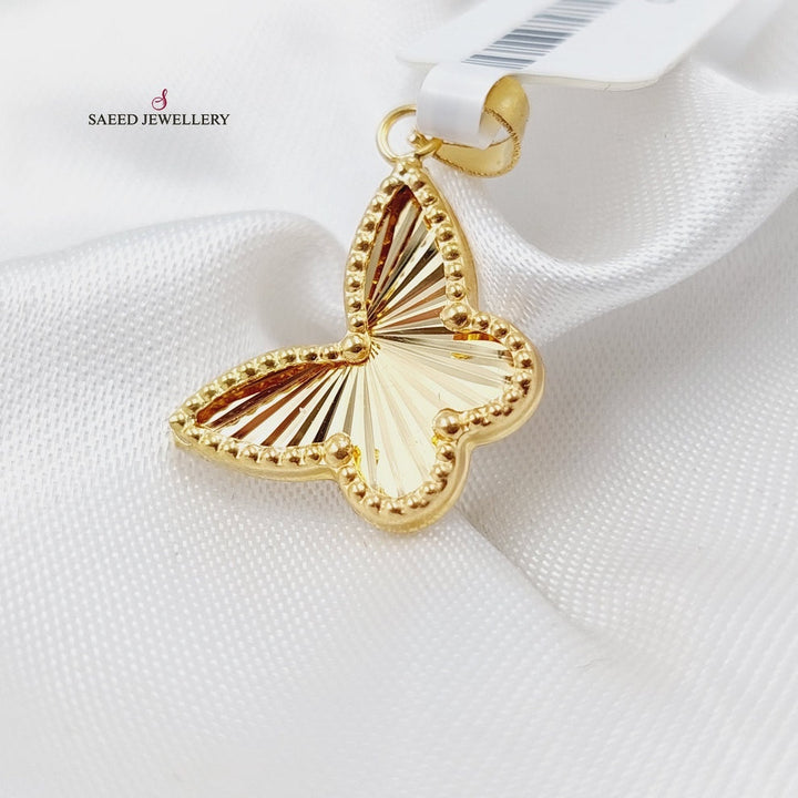 18K Gold Butterfly Pendant by Saeed Jewelry - Image 1