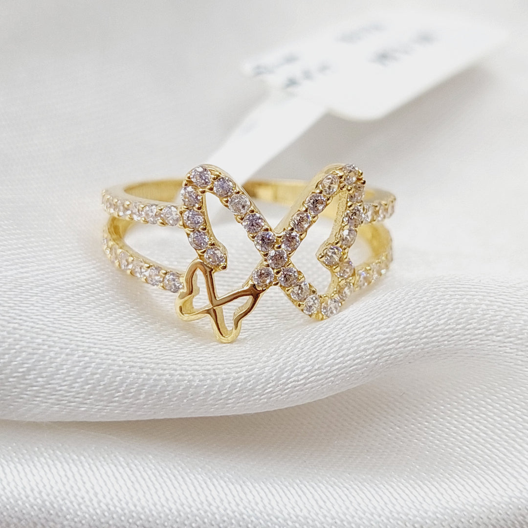 18K Gold Butterfly Ring by Saeed Jewelry - Image 5