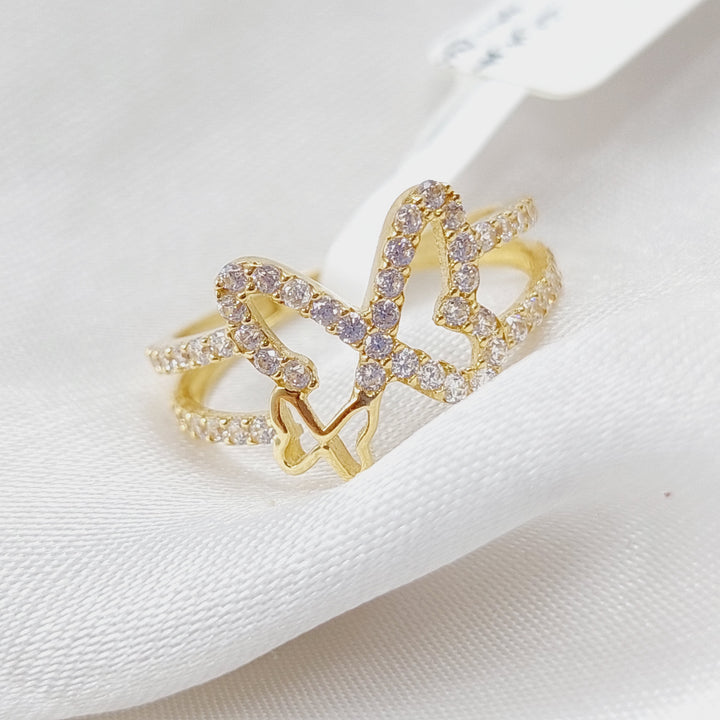 18K Gold Butterfly Ring by Saeed Jewelry - Image 1