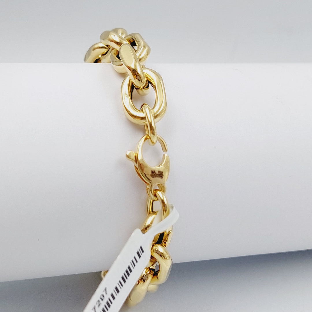 18K Gold Chain Bracelet by Saeed Jewelry - Image 6