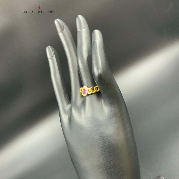 18K Gold Classic Ring by Saeed Jewelry - Image 1