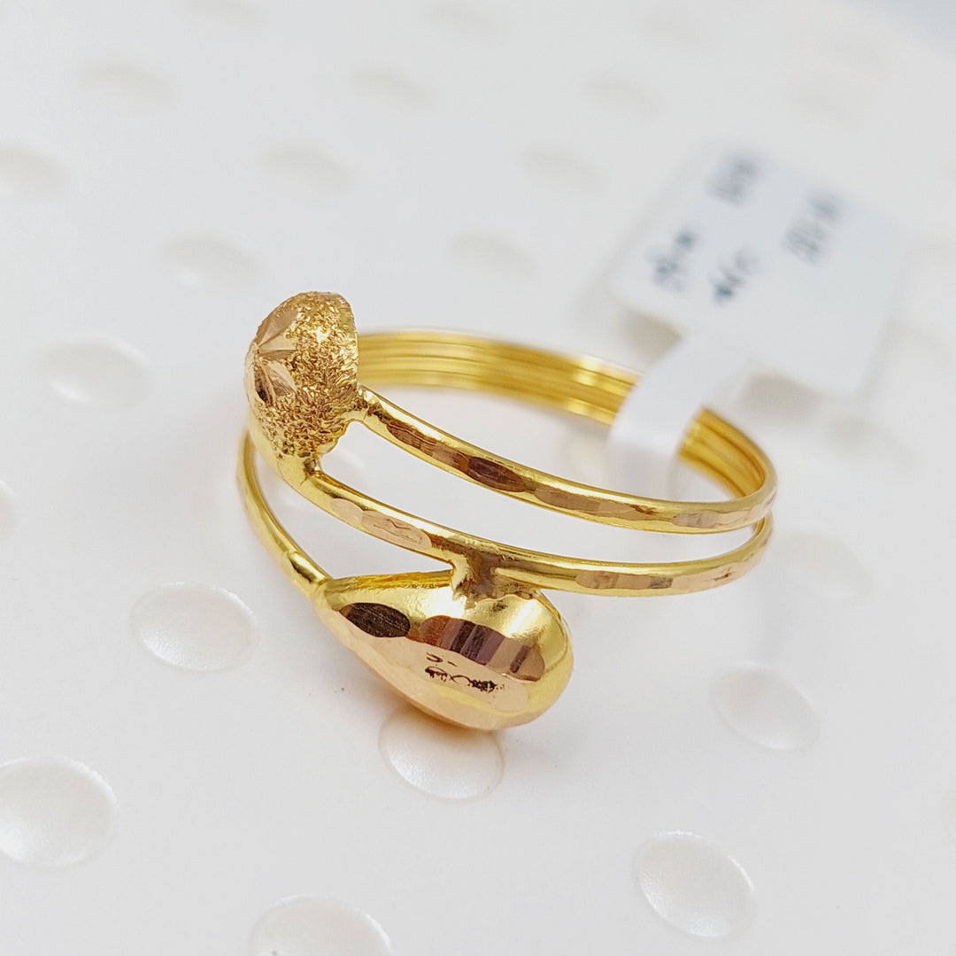 18K Gold Classic Ring by Saeed Jewelry - Image 3