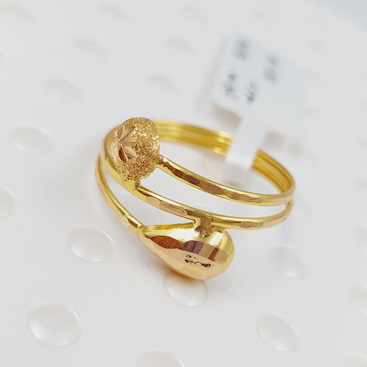 18K Gold Classic Ring by Saeed Jewelry - Image 4