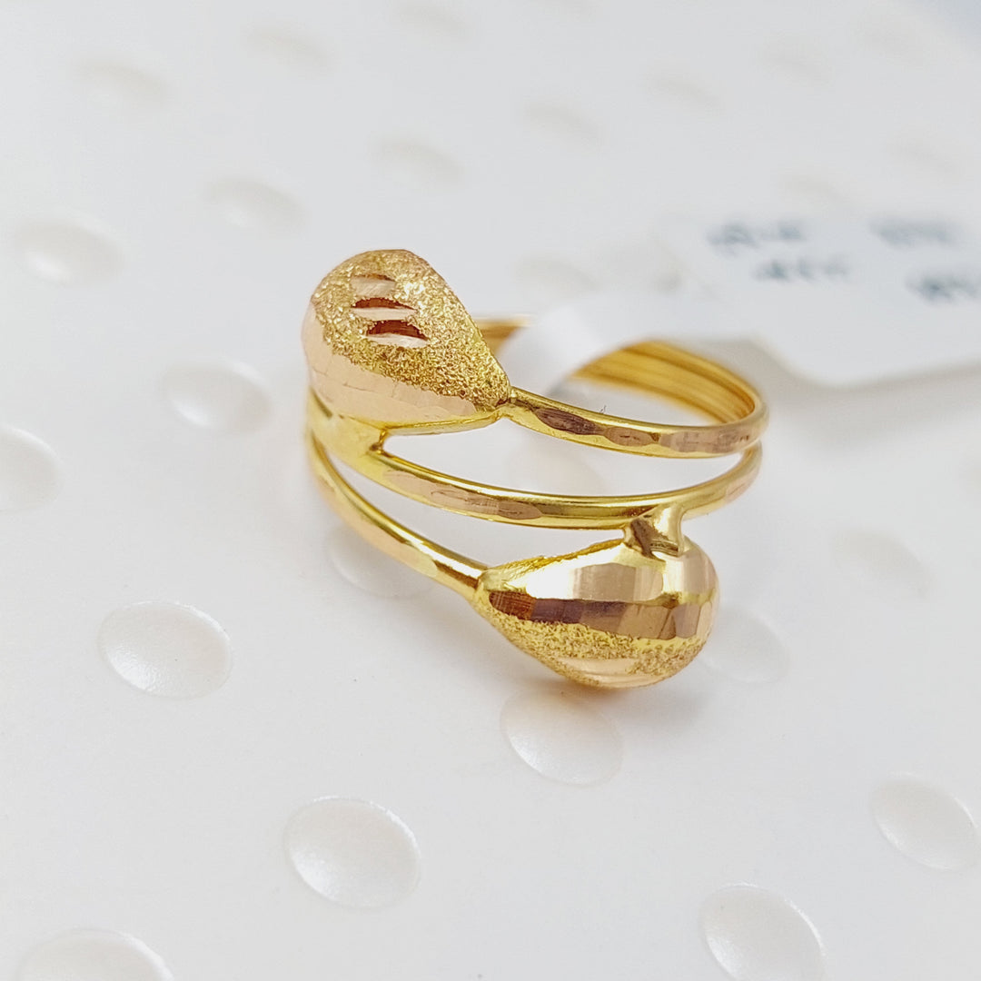 18K Gold Classic Ring by Saeed Jewelry - Image 3