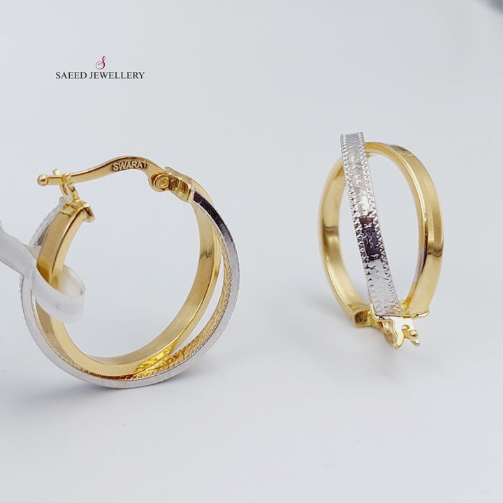 18K Gold Colored Earrings by Saeed Jewelry - Image 11