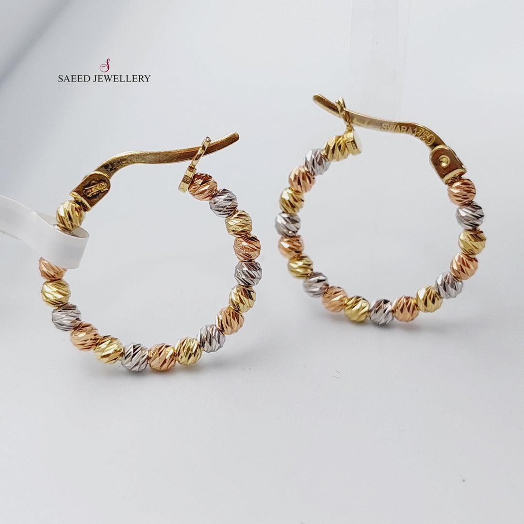 18K Gold Colored Earrings by Saeed Jewelry - Image 8