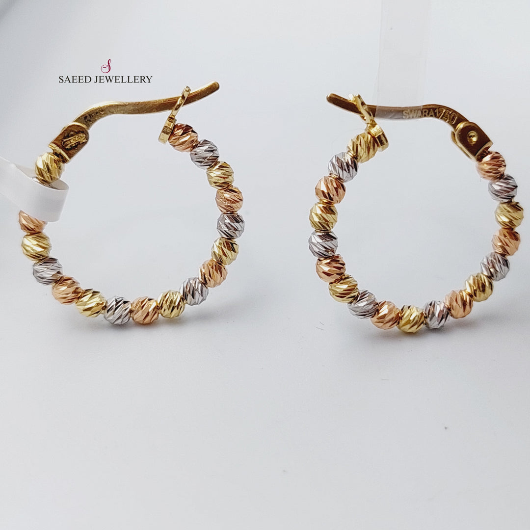 18K Gold Colored Earrings by Saeed Jewelry - Image 9