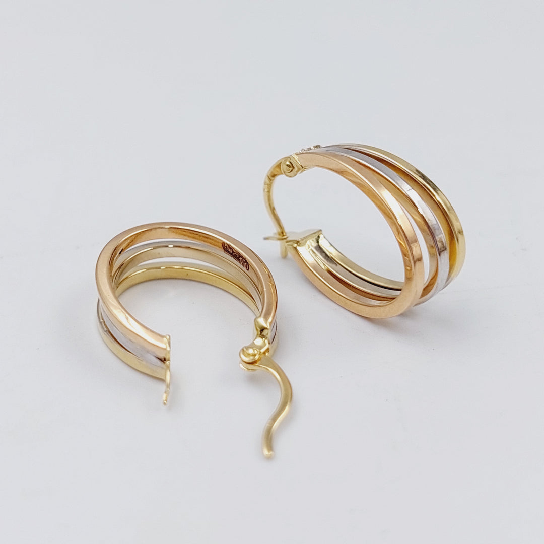 18K Gold Colored Earrings by Saeed Jewelry - Image 5