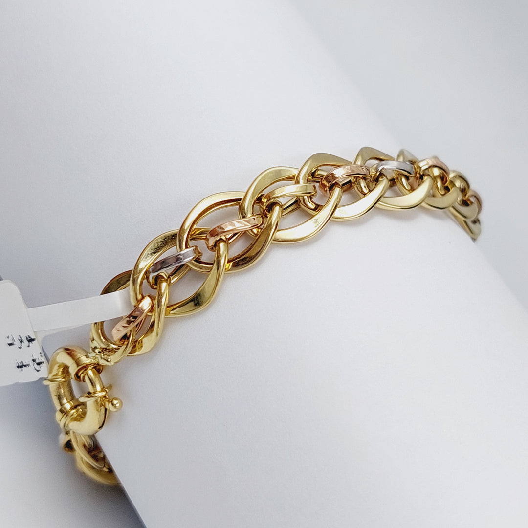 18K Gold Colorful Bracelet by Saeed Jewelry - Image 4