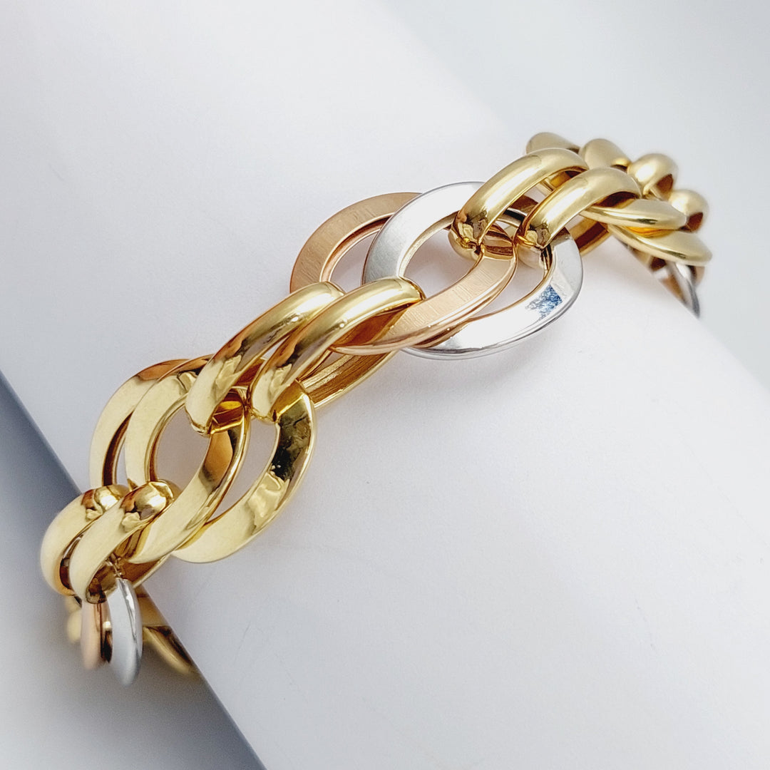 18K Gold Colorful Fancy Bracelet by Saeed Jewelry - Image 1