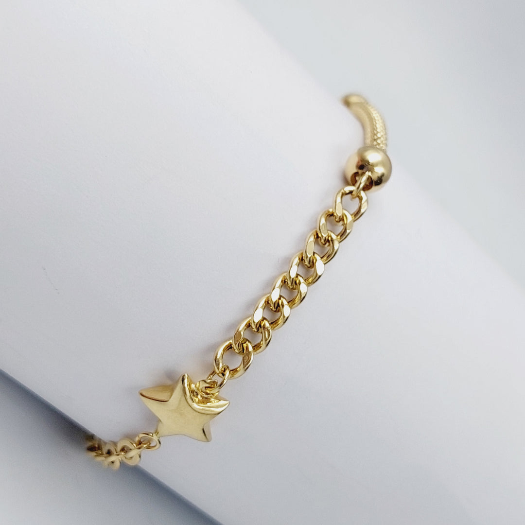 18K Gold Fancy Bracelet by Saeed Jewelry - Image 3