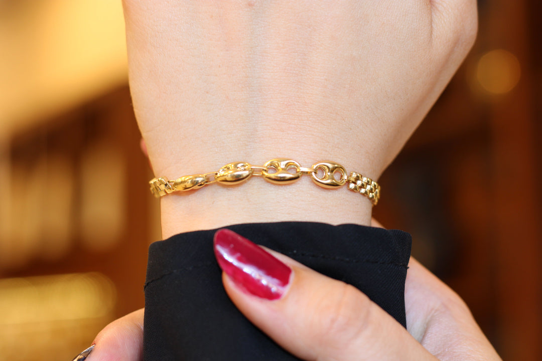 18K Gold Fancy Bracelet by Saeed Jewelry - Image 1