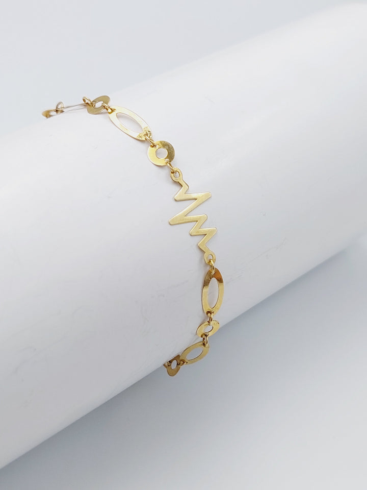 18K Gold Fancy Bracelet by Saeed Jewelry - Image 3