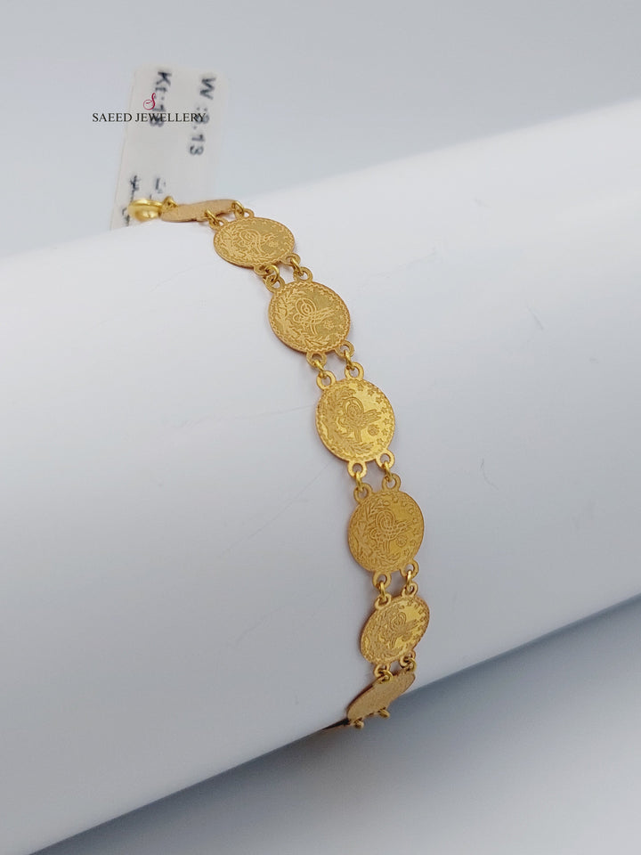 18K Gold Fancy Bracelet by Saeed Jewelry - Image 2