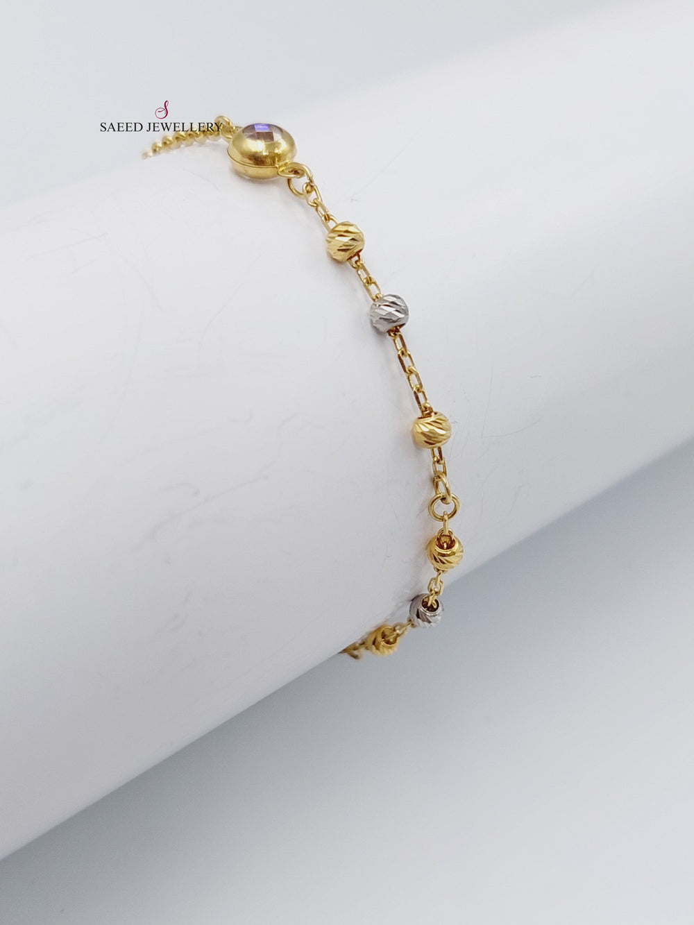 18K Gold Fancy Bracelet by Saeed Jewelry - Image 2