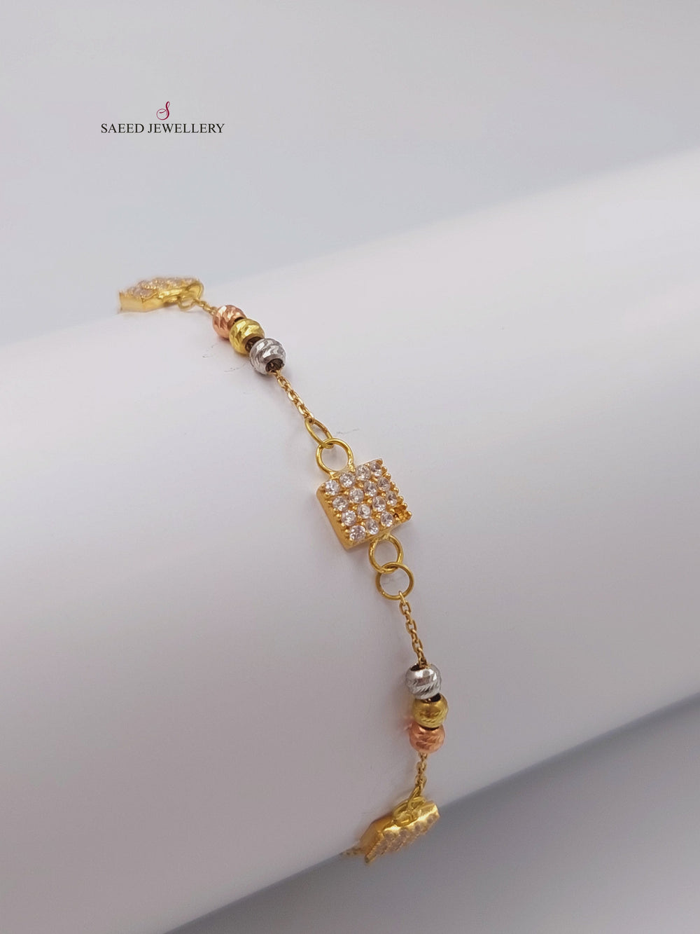 18K Gold Fancy Bracelet by Saeed Jewelry - Image 2