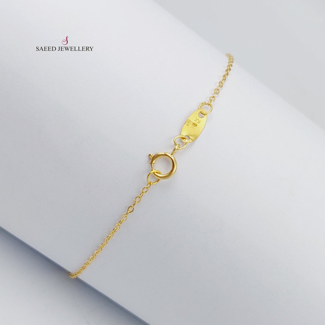 18K Gold Fancy Heart Bracelet by Saeed Jewelry - Image 5