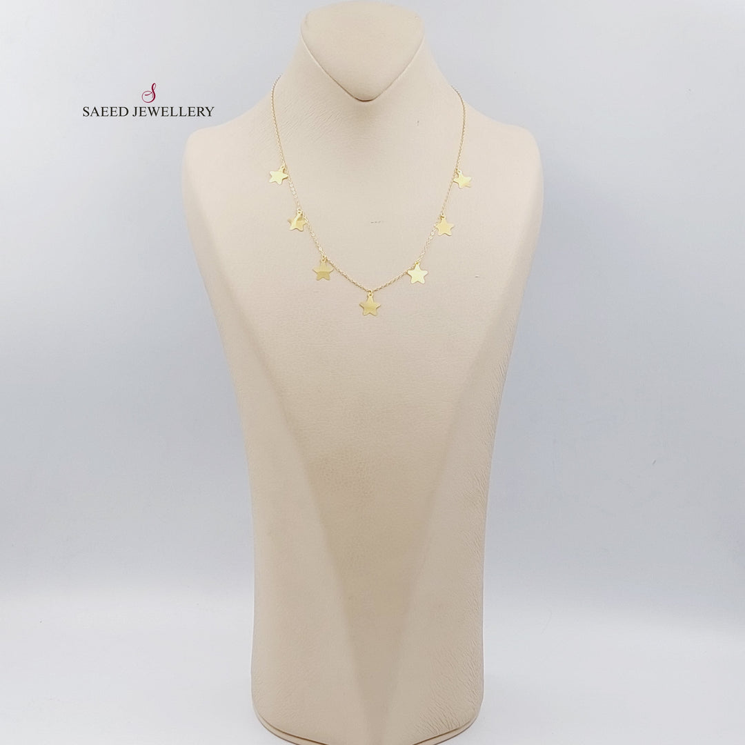 18K Gold Farfasha Necklace by Saeed Jewelry - Image 3