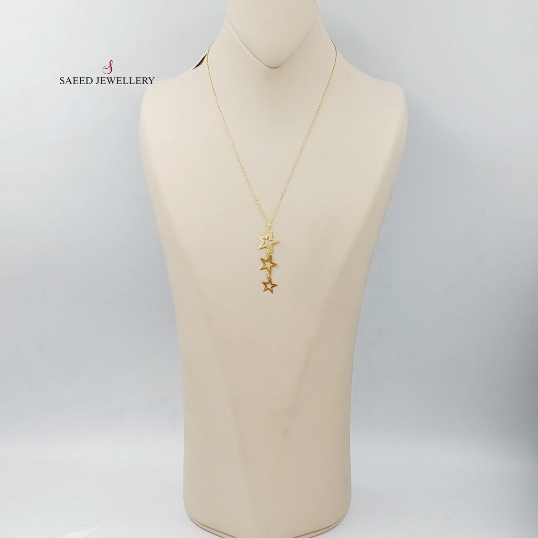 18K Gold Farfasha Necklace by Saeed Jewelry - Image 4