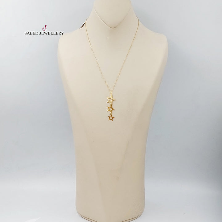 18K Gold Farfasha Necklace by Saeed Jewelry - Image 4