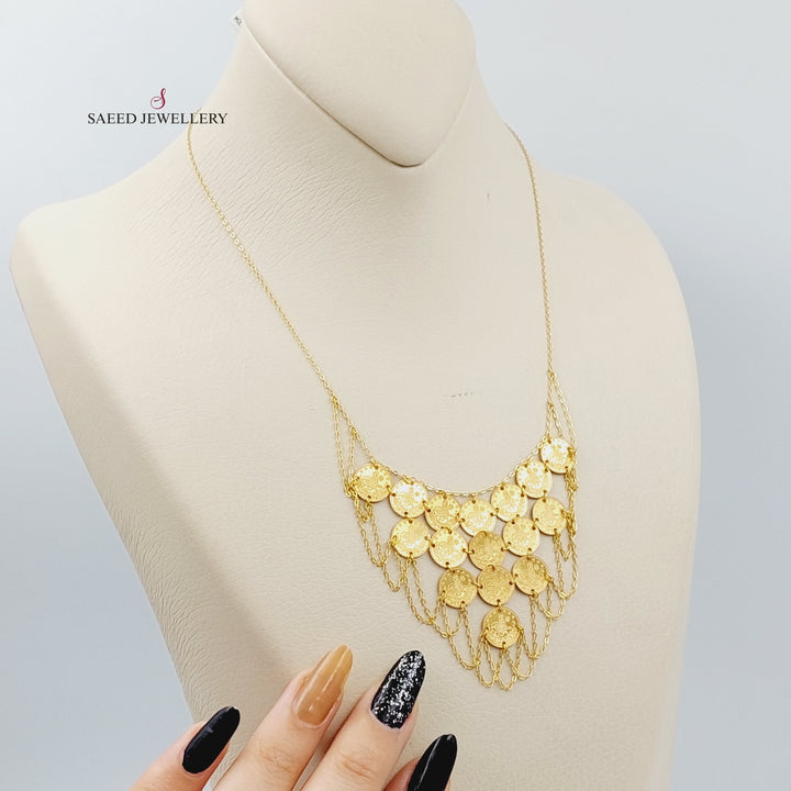 18K Gold Farfasha Necklace by Saeed Jewelry - Image 2