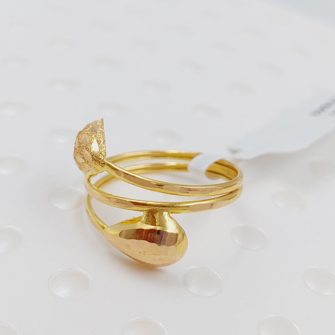 18K Gold Classic Ring by Saeed Jewelry - Image 4