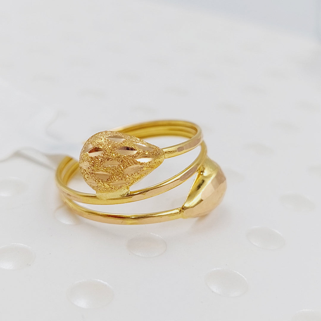 18K Gold Classic Ring by Saeed Jewelry - Image 5