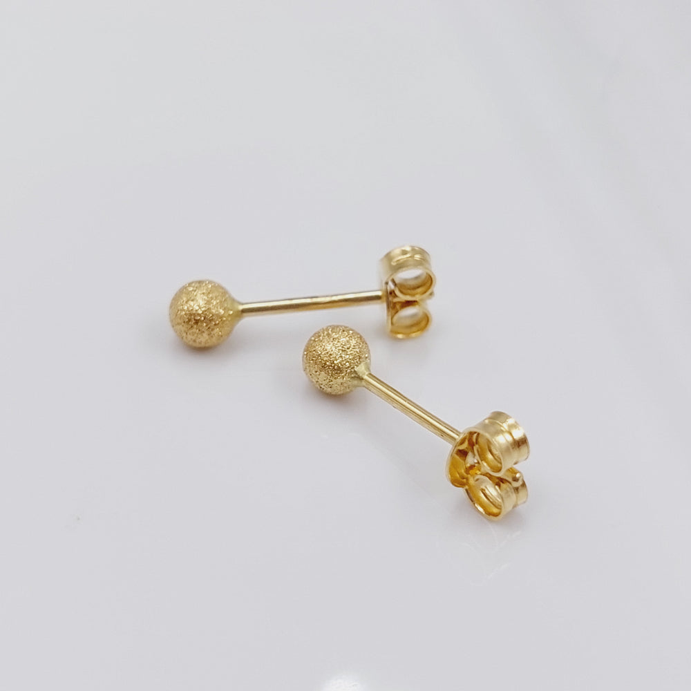 18K Gold Sugar Earrings by Saeed Jewelry - Image 2