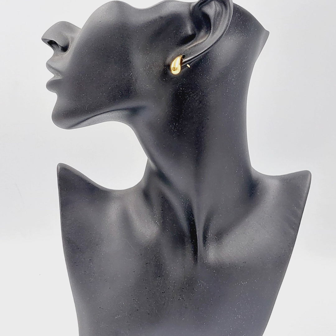 18K Gold Tears Earrings by Saeed Jewelry - Image 3