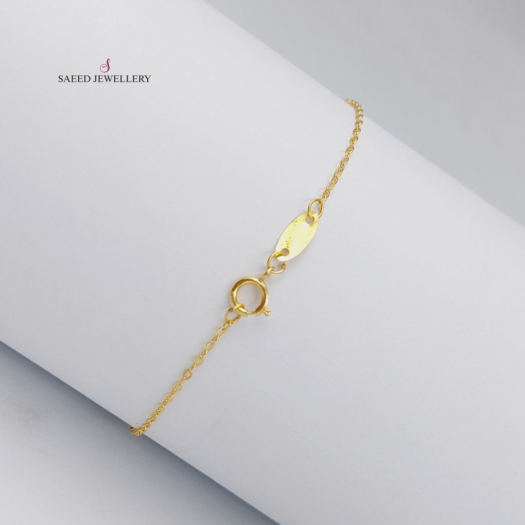 18K Gold Heart Bracelet by Saeed Jewelry - Image 6