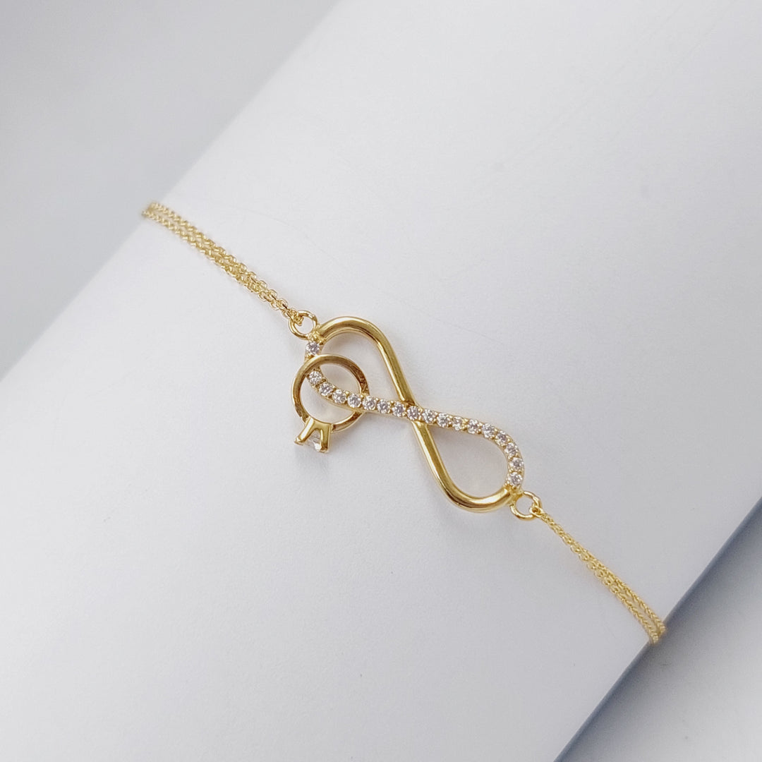 18K Gold Infinite Bracelet by Saeed Jewelry - Image 9