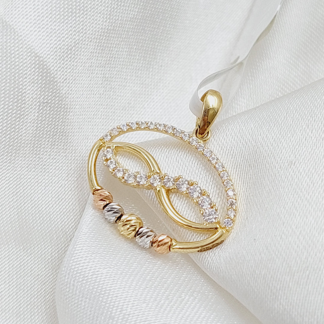 18K Gold Infinite Pendant by Saeed Jewelry - Image 3