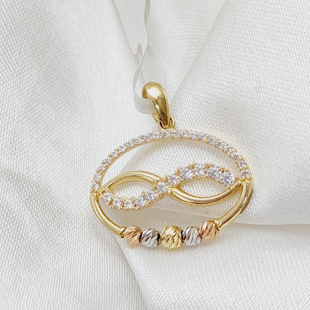 18K Gold Infinite Pendant by Saeed Jewelry - Image 1