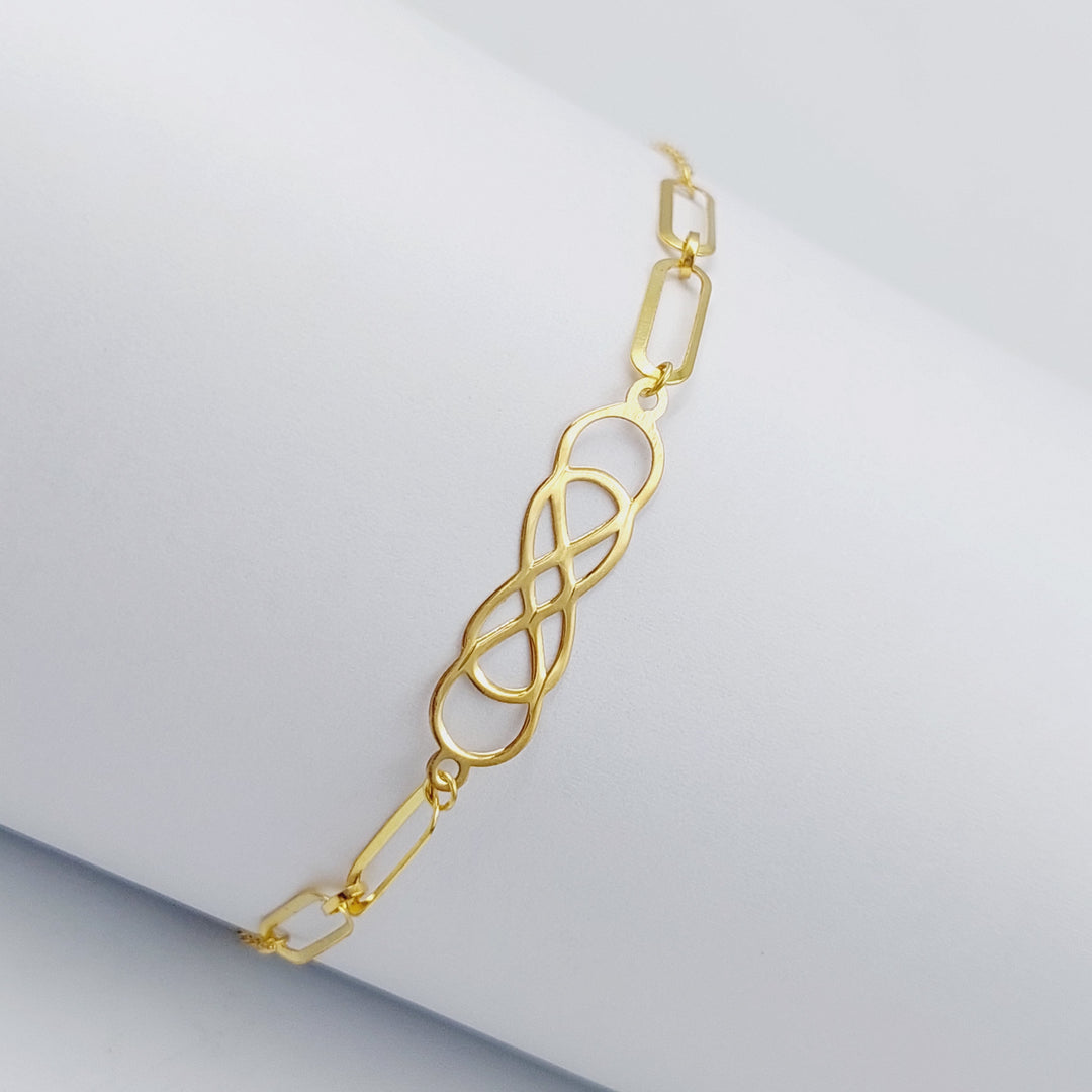 18K Gold Infinite light Bracelet by Saeed Jewelry - Image 1