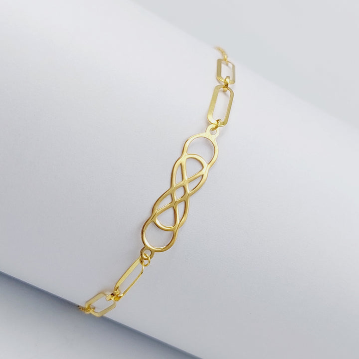 18K Gold Infinite light Bracelet by Saeed Jewelry - Image 1