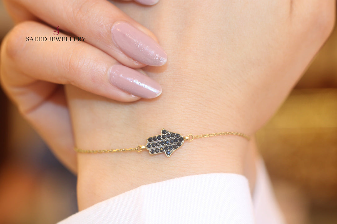 18K Gold Kaf Bracelet by Saeed Jewelry - Image 3