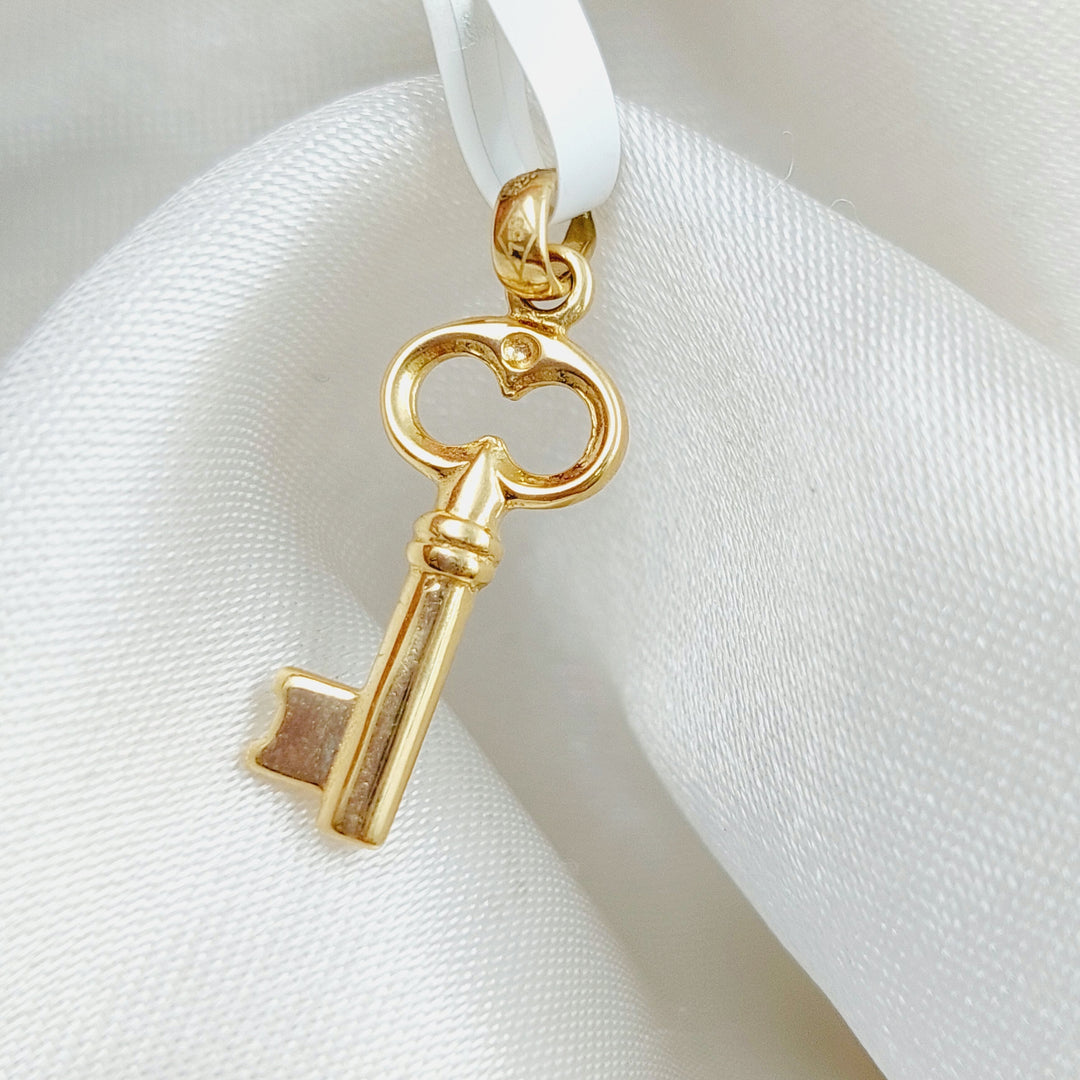 18K Gold Key Pendant by Saeed Jewelry - Image 1