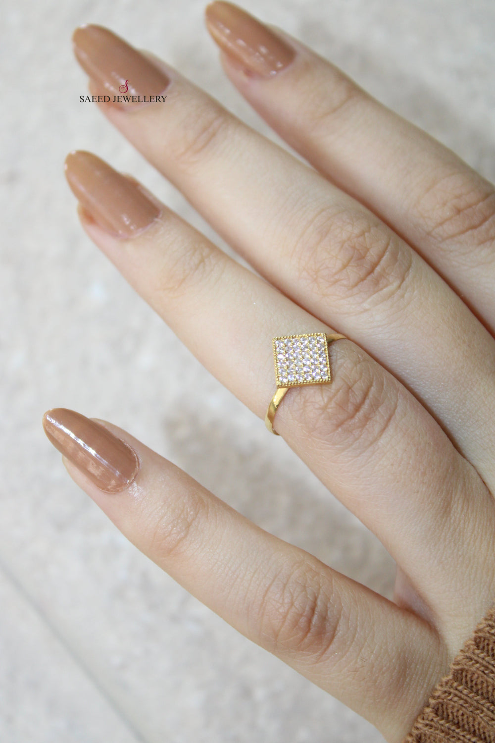 18K Gold Light Ring by Saeed Jewelry - Image 2